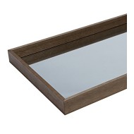 Bandeja 46cm X 26cm X 4,5cm De Madeira Espelhado Naturals